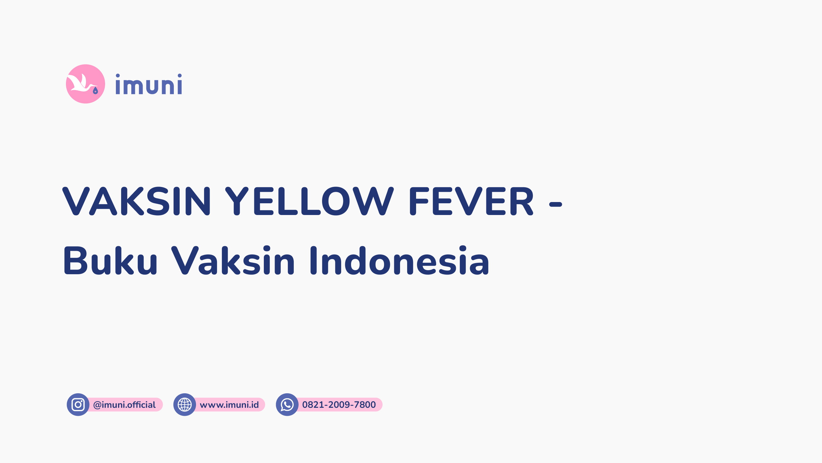Vaksin Yellow Fever